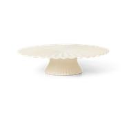 Ferm Living Plato de tarta Fountain Ø31 cm Off white