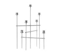 Ferm Living Portavelas Elysia Brushed stainless steel