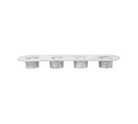 Ferm Living Portavelas Soothe 4. 8x29 cm Aluminio