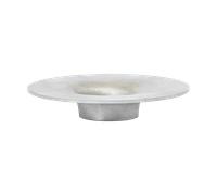 Ferm Living Portavelas Soothe block Ø16 cm Aluminio