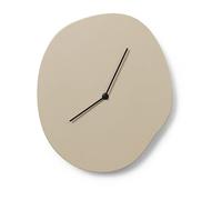 Ferm Living Reloj de pared Melt 28x33 cm Cashmere