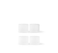 Ferm Living Ripple Vaso Bajo Juego De 4 Esmerilado