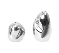 Ferm Living Set de salero y pimentero Orevo Polished Stainless Steel