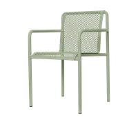 Ferm Living Silla Dapple con reposabrazos Tea Green