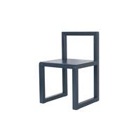 Ferm Living Silla infantil Little Architecht Dark blue. chapa de fresno