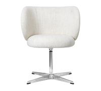 Ferm Living Silla Rico dining chair swivel bouclé Off-white