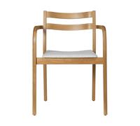 Ferm Living Sillón con reposabrazos Boda Asiento tapizado. natural oak-off-white