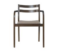 Ferm Living Sillón con reposabrazos Boda Asiento tapizado rugged bou ark stained-natural