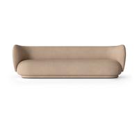 Ferm Living Sofá 4 plazas Rico Brushed sand