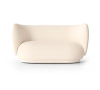 Ferm Living Sofá bouclé 2 plazas Rico Bouclé offwhite