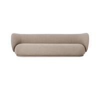 Ferm Living Sofá bouclé 4 plazas Rico Bouclé sand
