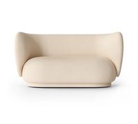 Ferm Living Sofá de 2 plazas Rico Brushed offwhite