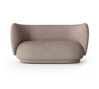 Ferm Living Sofá de 2 plazas Rico Brushed warm grey