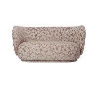 Ferm Living Sofá de 2 plazas Rico Cilla-Taupe