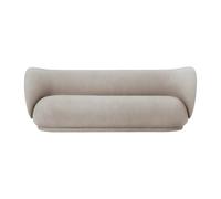 Ferm Living Sofá de 3 plazas Rico Brushed sand