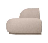 Ferm Living Sofá modular Rico open L (izquierda) Soft bouclé-natural
