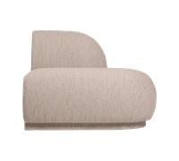 Ferm Living Sofá modular Rico open R (derecha) Soft bouclé-natural