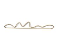 Ferm Living Toallero Curvature latón