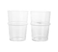 Ferm Living Vaso Boya alto 45 cl. 2-pack Clear