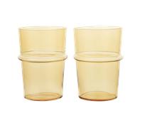 Ferm Living Vaso Boya alto 45 cl. 2-pack Yellow