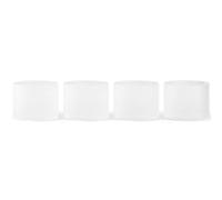 ferm LIVING Vaso de agua RIPPLE 200 ml, juego de 4 piezas, blanco, firme LIVING