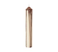 Ferm Living Vela cilíndrica Dryp Dark Chocolate. 30 cm
