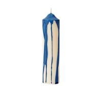 Ferm Living Vela cilíndrica Dryp Deep Blue. 20 cm
