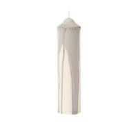 Ferm Living Vela cilíndrica Dryp Warm Grey. 20 cm