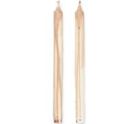 ferm LIVING Vela de cena SECADO 30 cm, juego de 2 piezas, beige, firme LIVING