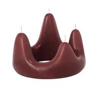 Ferm Living Vela Stala candle ring Dark grape