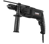 FERM Taladro de percusión 1100 W - Ø13 mm - Mandril autodeslizante de metal - Incluye cable de goma de 3 metros