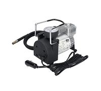 Ferrestock FSKCOM002 Mini compresor de aire reforzado de 12v para toma de automovil para inflar neumáticos de coche, moto, bicicleta y colchonetas con 150 PSI