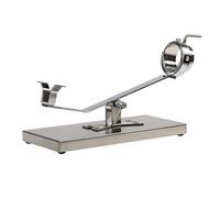 FERRETERIA LEPANTO Jamonero Inoxidable Basculante Giratorio, Jamonero con Base INOX, Soporte jamonero con Base Inoxidable para Jamones y Paletillas.