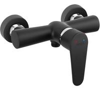 Ferro Algeo grifo para ducha a pared negro BAG7BL