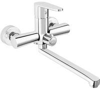 Ferro Algeo grifo para lavabo a pared cromo BAG3A