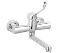 Ferro Algeo Medico grifo para lavabo a pared cromo BAGM3