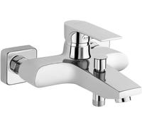 Ferro Algeo Square grifo de bañera y ducha a pared cromo BAQ1