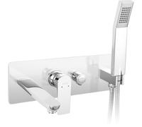 Ferro Algeo Square grifo de bañera y ducha empotrado cromo BAQ11P