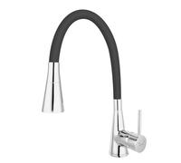 Ferro Zumba II grifo de cocina de pie cromo-negro BZA42B