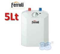 Ferroli - Calentador de agua eléctrico, 5 litros, bajolavabo