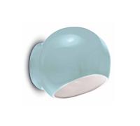 Ferroluce Aplique de pared de cerámica Ayrton, azul