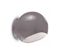 Ferroluce Aplique de pared de cerámica Ayrton, gris