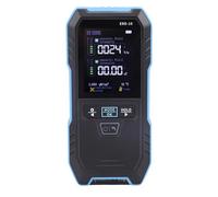 Fesjoy Medidor de Campo Electromagnético para RF y Temperatura | Detector 4 en 1, lecturas precisas en tiempo real, indicadores LED, diseño portátil