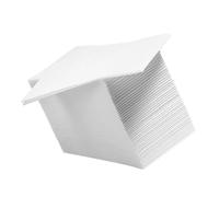 FESTFENDS 100 Unidades Servilletas de Papel Desechables en Color Blanco 40x30 Cm, Toallas de Mano Plegadas de Papel Grueso para Banquetes y Cocina, Conveniencia Uso Elegante y Profesional