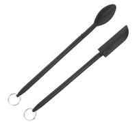 FESTFENDS Juego de Mini Espátulas Fáciles de Almacenar de Silicona y Acero Inoxidable, Set Ligero y Multifuncional para Repostería y Utensilios de Cocina