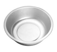 FESTFENDS Lavabo Doméstico de Aluminio Grueso Redondo de 22 Cm, Multifuncional para Lavar Verduras y Fácil Almacenamiento en Cocina
