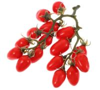 FESTFENDS Tomates Cherry Réplica Artificial Falsos Realistas de Plástico Rojo, Ligeros Efecto Decorativo Adecuada para Adorno del Hogar y Cocina