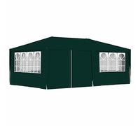 Festnight Carpa Jardín Plegable con Paredes, Carpa para Fiestas 4 x 6 m, Carpa para Fiesta, Gazebo, Cenador Plegable para Camping, Fiestas, Exterior, Color Verde