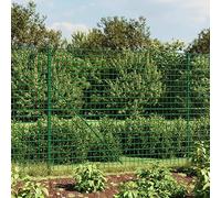 Festnight Malla Metálica Galvanizada con Pinchos de Anclaje Valla Ovejas Ganadera Agrofence Malla de Alambre Valla De Jardín Valla de Salvaje Pesado Valla Forestal 1.4 x 25 m Verde