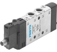 Festo 5/2 Monostable Válvula Solenoide De Aire G1/8 800L/Min - 550237
